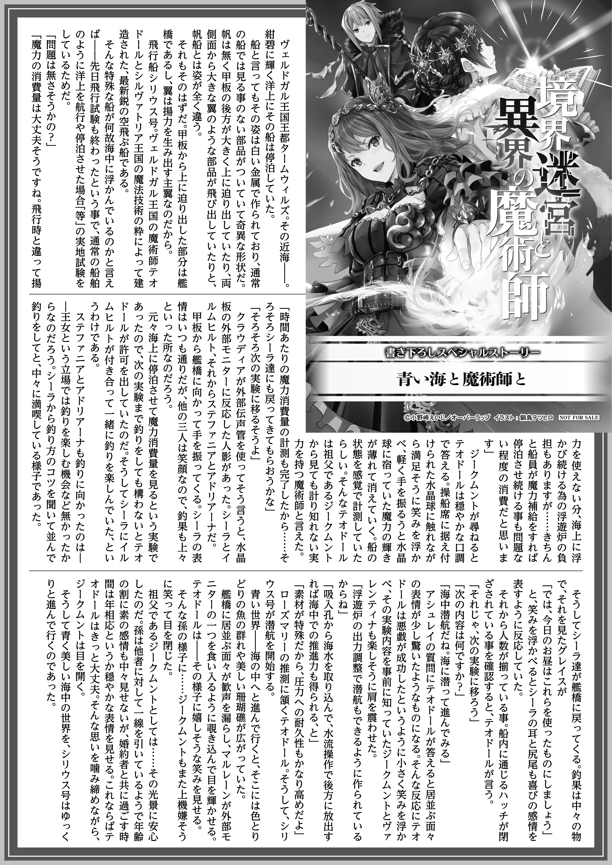 【ノベルス】「境界迷宮と異界の魔術師 10」A4SSペーパー